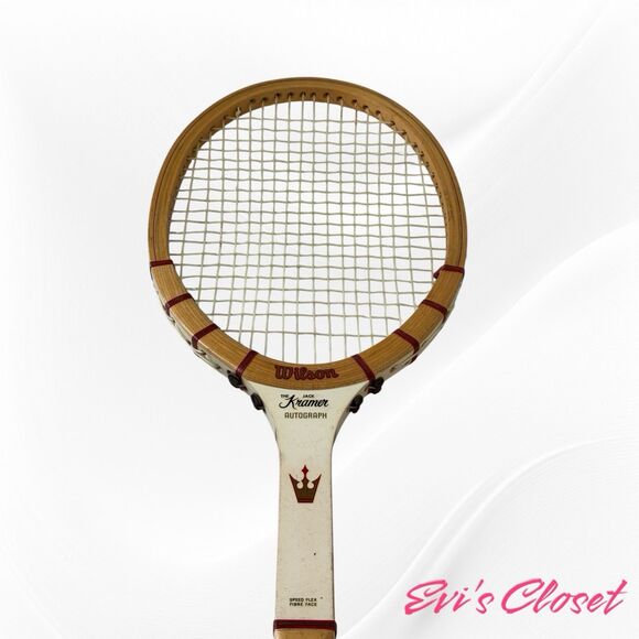 Wilson The Jack Kramer Autograph Speed Flex Fibre Face Tennis Racket 4 5/8 grip - Picture 1 of 10